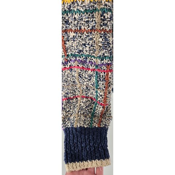 Vintage Boston Traders Linen Blend Classic Tennis Sweater Mens Large V-Neck - Picture 6 of 8